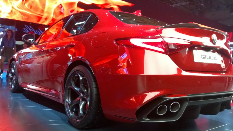 Alfa Romeo Giulia Quadrifiolio - arrière / rear - 2016 - Mondial Auto - photo ELJ DM