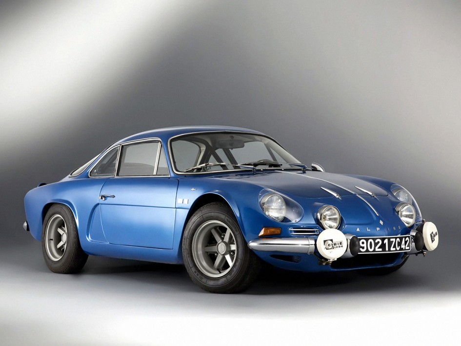 Alpine A110 1600s - profil avant / front side-face