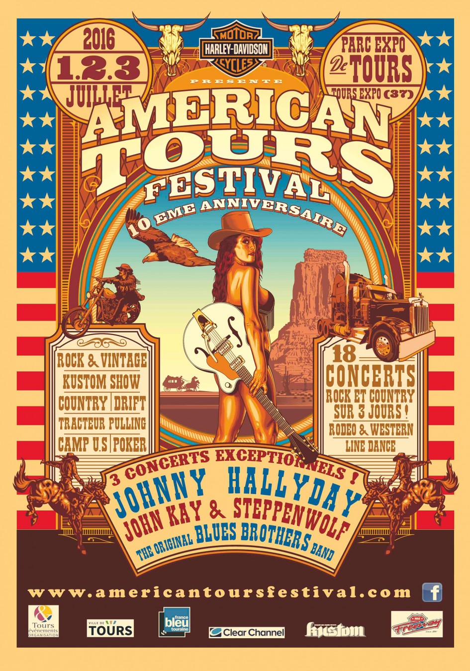 American Tours Festival - 2016 - poster