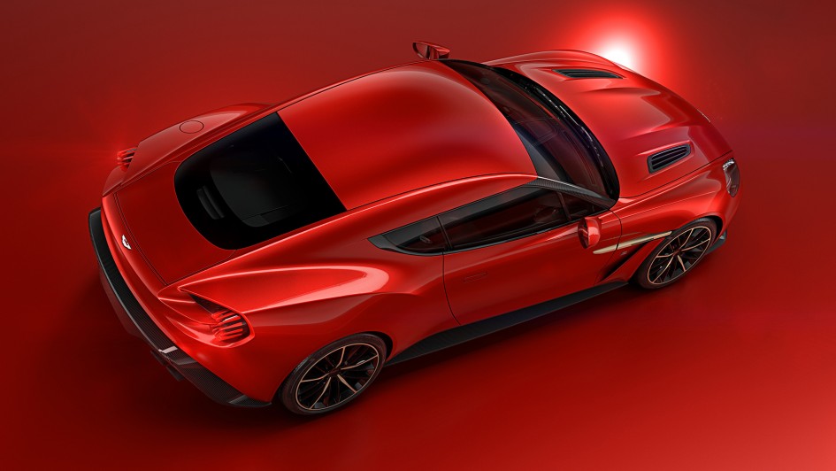 Aston Martin Vanquish Zagato Concept - 2016 - top rear / toit arrière