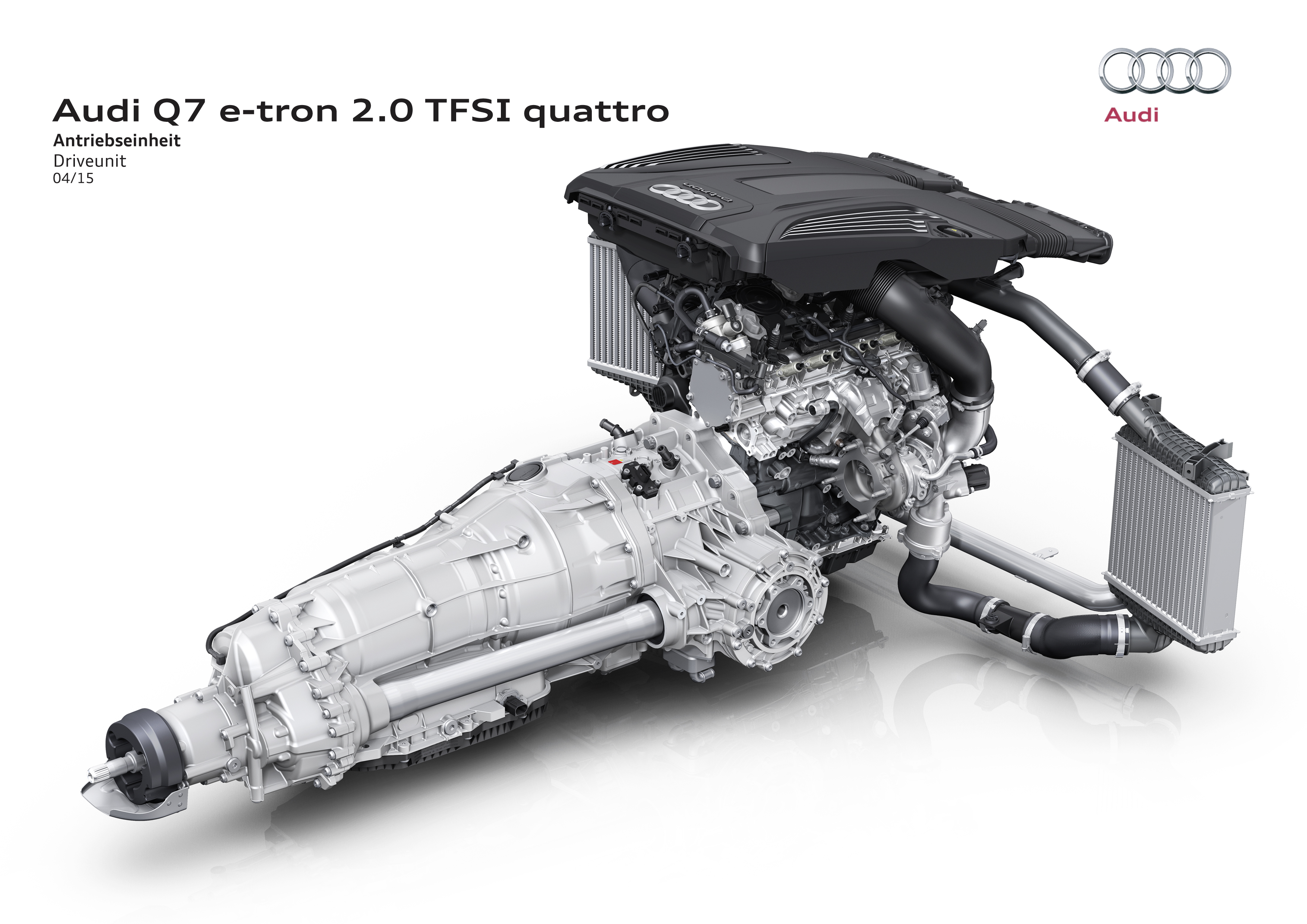 Audi Q7 e-tron 2.0 TFSI quattro - 2015 - driveunit engine