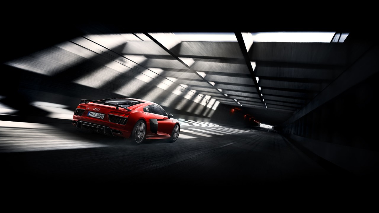 Audi R8 Coupé - profil arrière