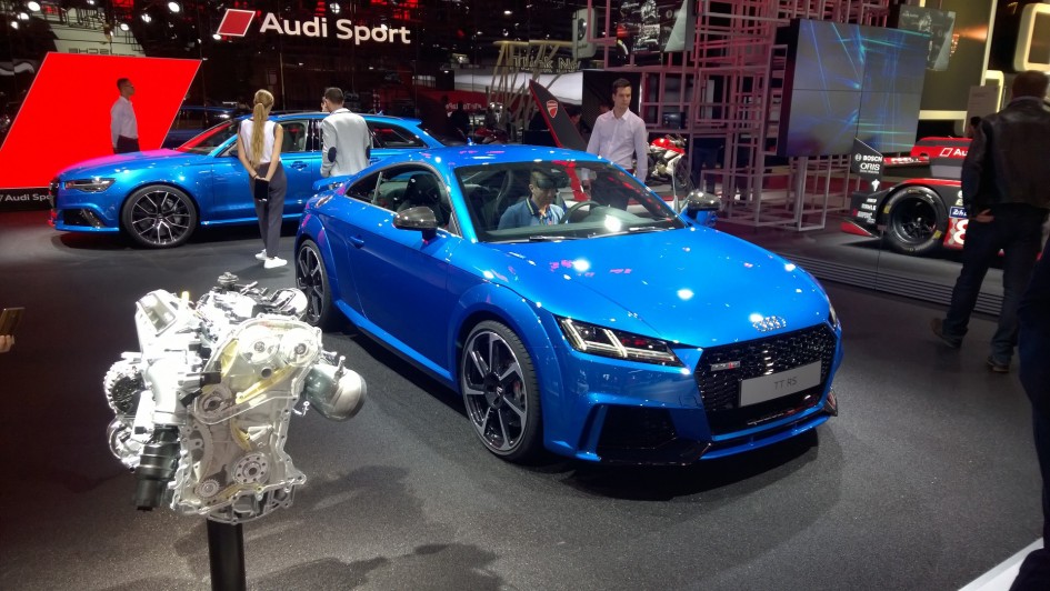 Audi TTRS - front / avant - 2016 - Mondial Auto - photo ELJ DM