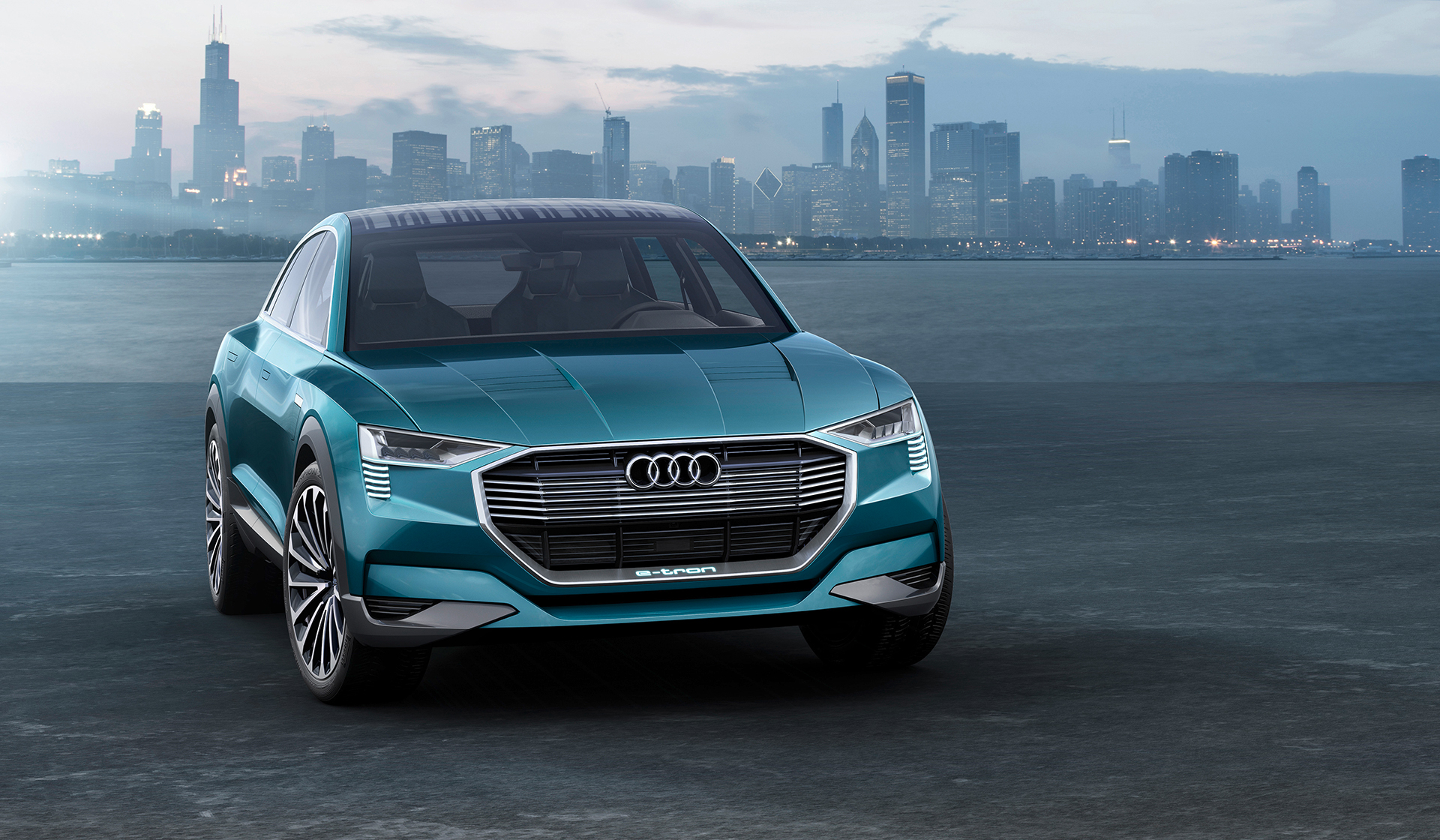 Audi e-tron quattro concept : la démo d'Audi au CES 2016