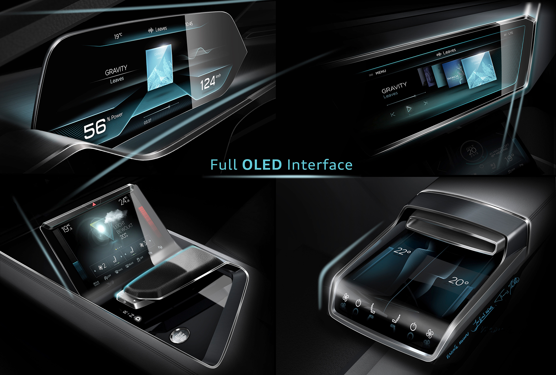 Audi e-tron quattro concept - 2016 - OLED