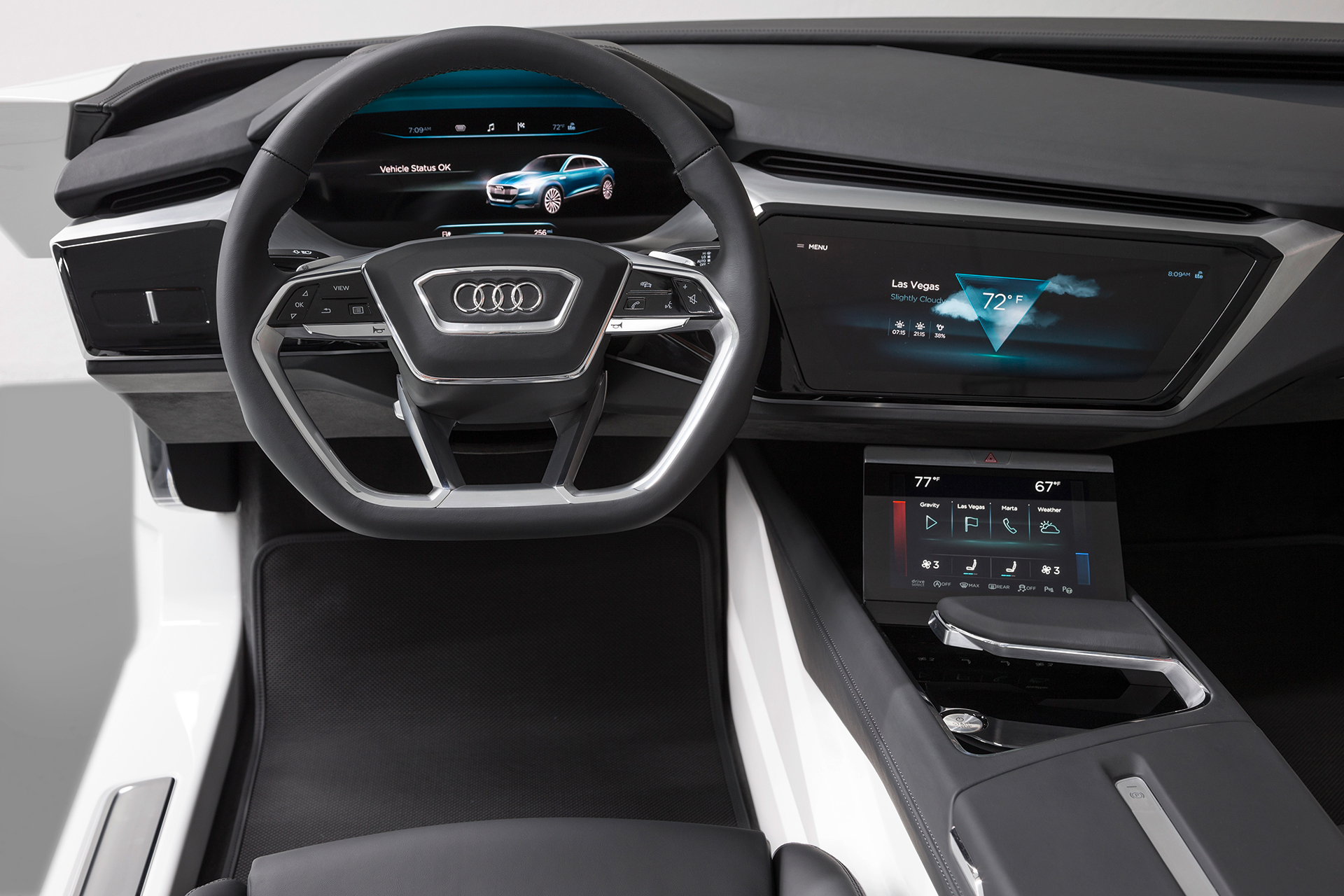 Audi e-tron quattro concept - CES 2016 - cockpit