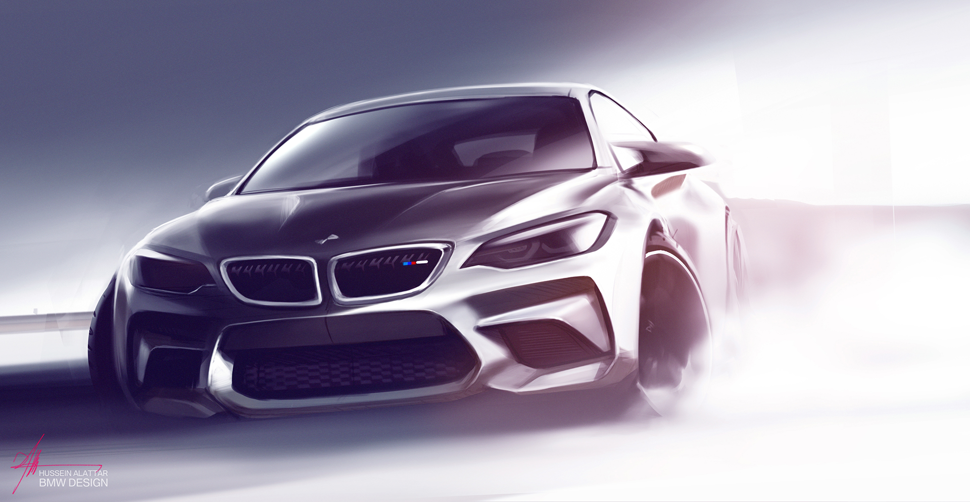 BMW M2 - 2016 - front design sketch