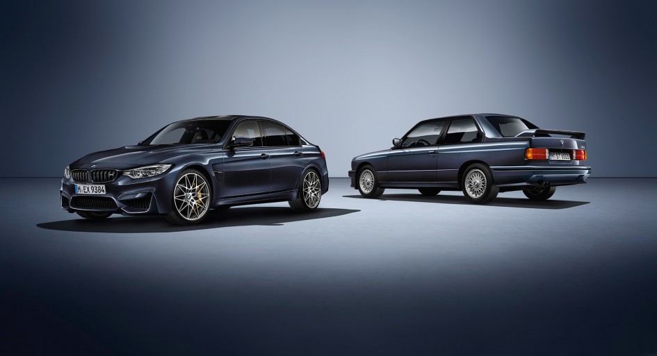 BMW M3 - 30 Jahre Edition - 2016 - 1986 BMW M3 - side-face / profil