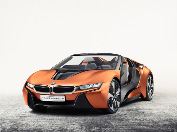 BMW i Vision Future Interaction – Concept Car - CES 2016 - front side-face / profil avant