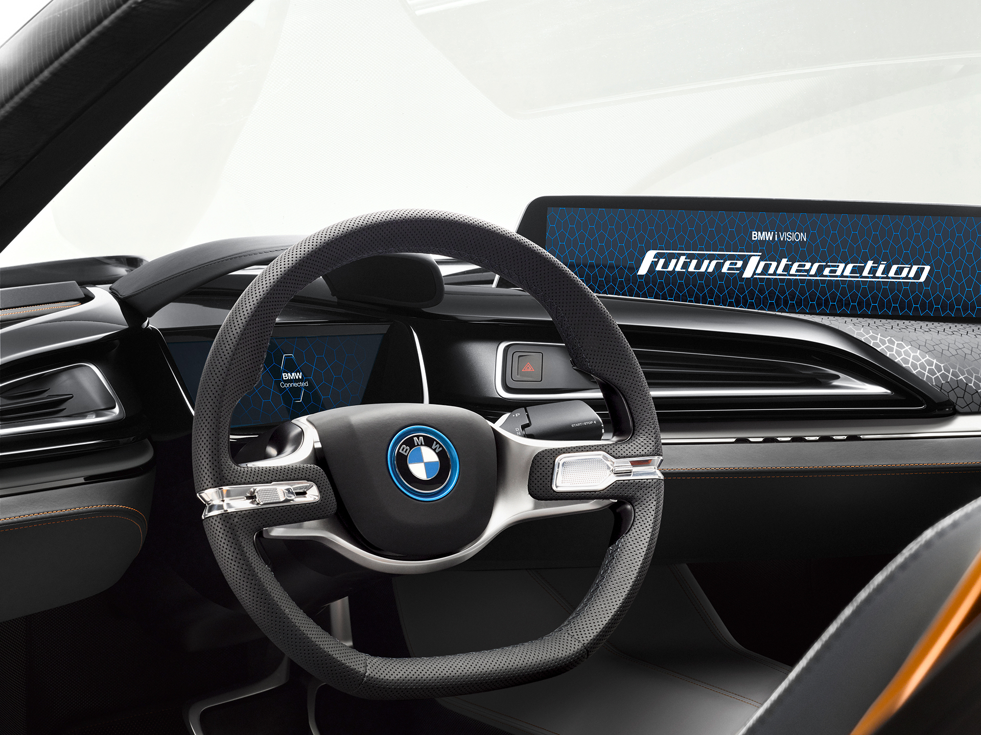 BMW i Vision Future Interaction – Concept Car - CES 2016 - drive wheel / volant