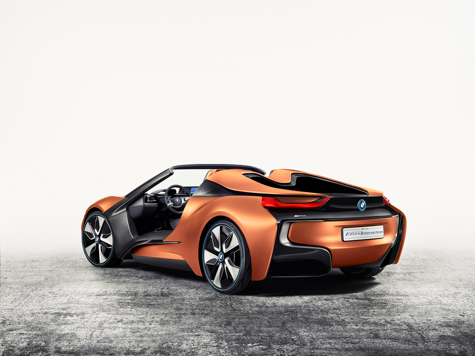 BMW i Vision Future Interaction – Concept Car - CES 2016 - rear side-face / profil arrière