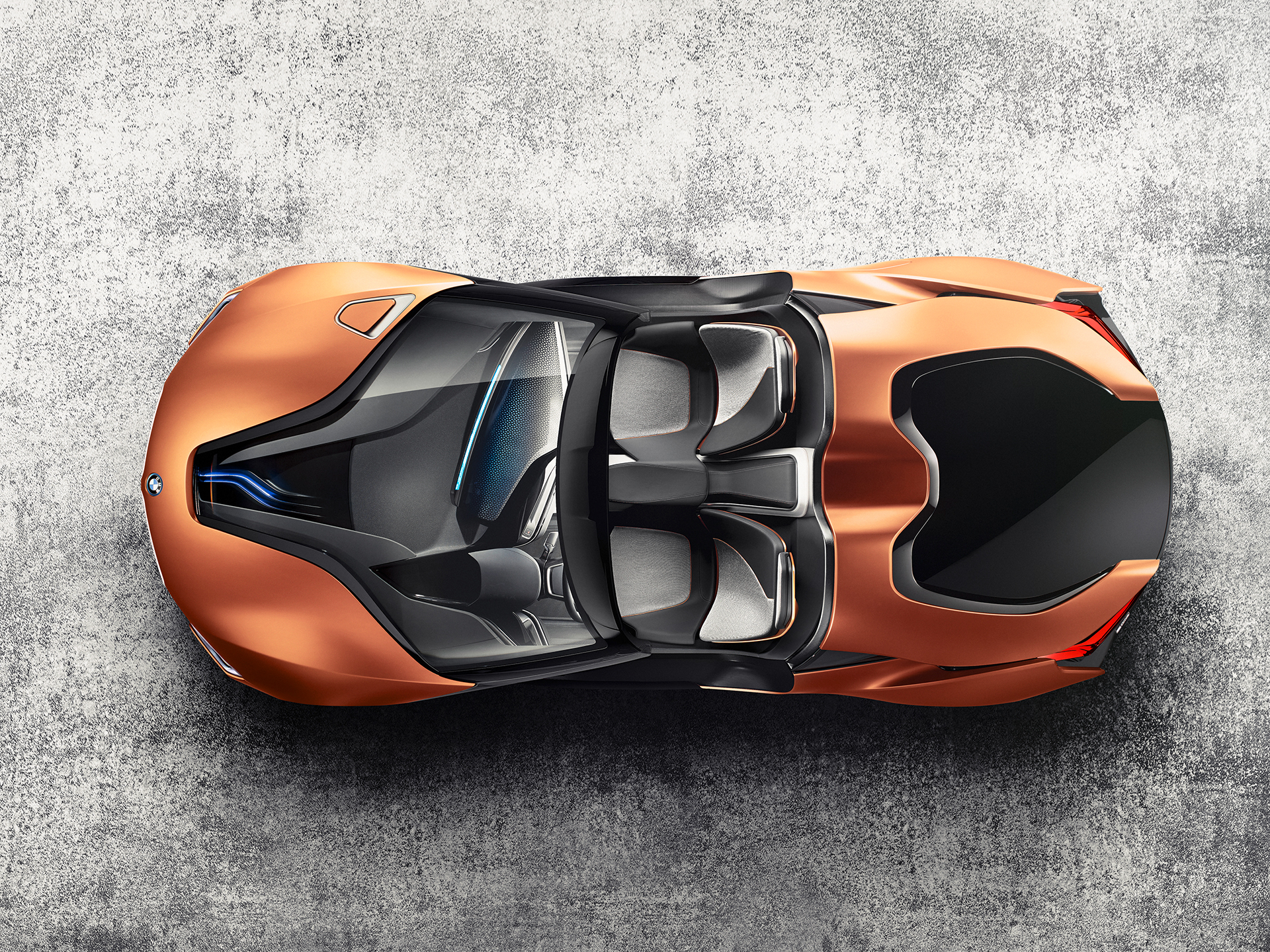 BMW i Vision Future Interaction – Concept Car - CES 2016 - top / (sans) toit