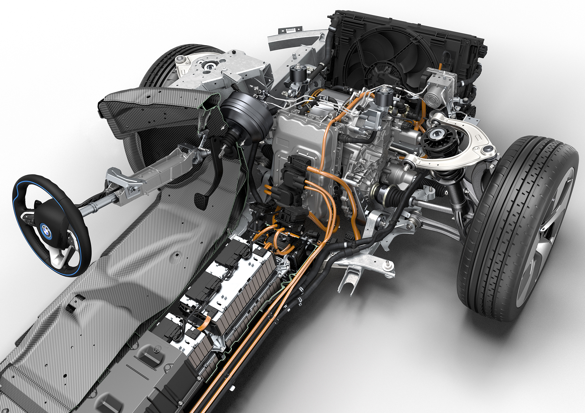 BMW i8 - inside powertrain