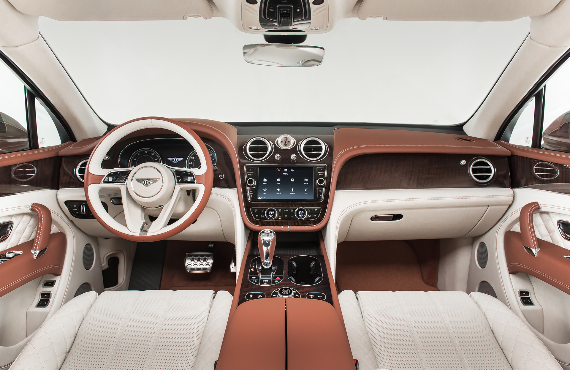 Bentley Bentayga - interior (white) / intérieur (blanc)