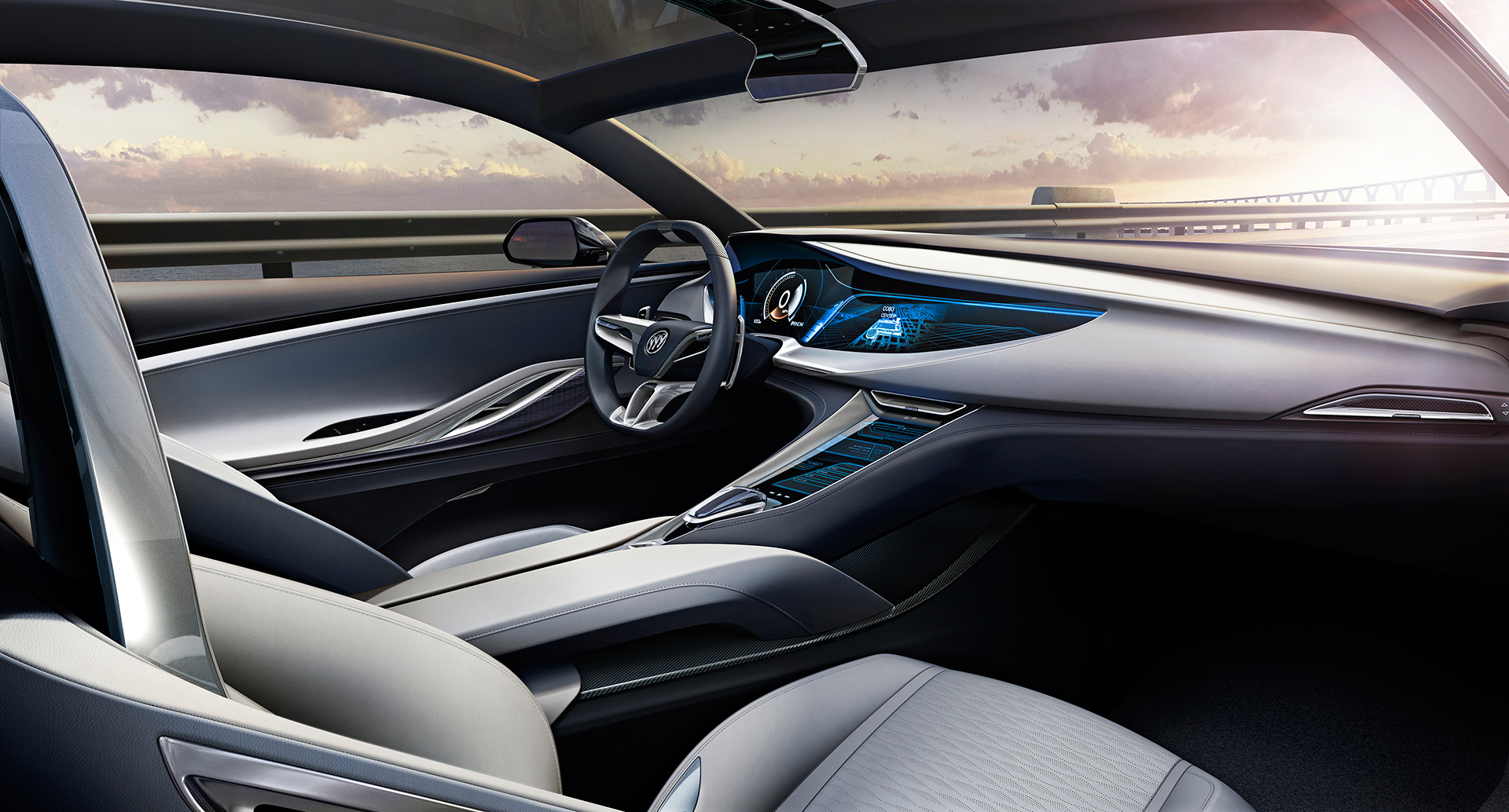 Buick Avista concept - 2016 - interior / intérieur - General Motors