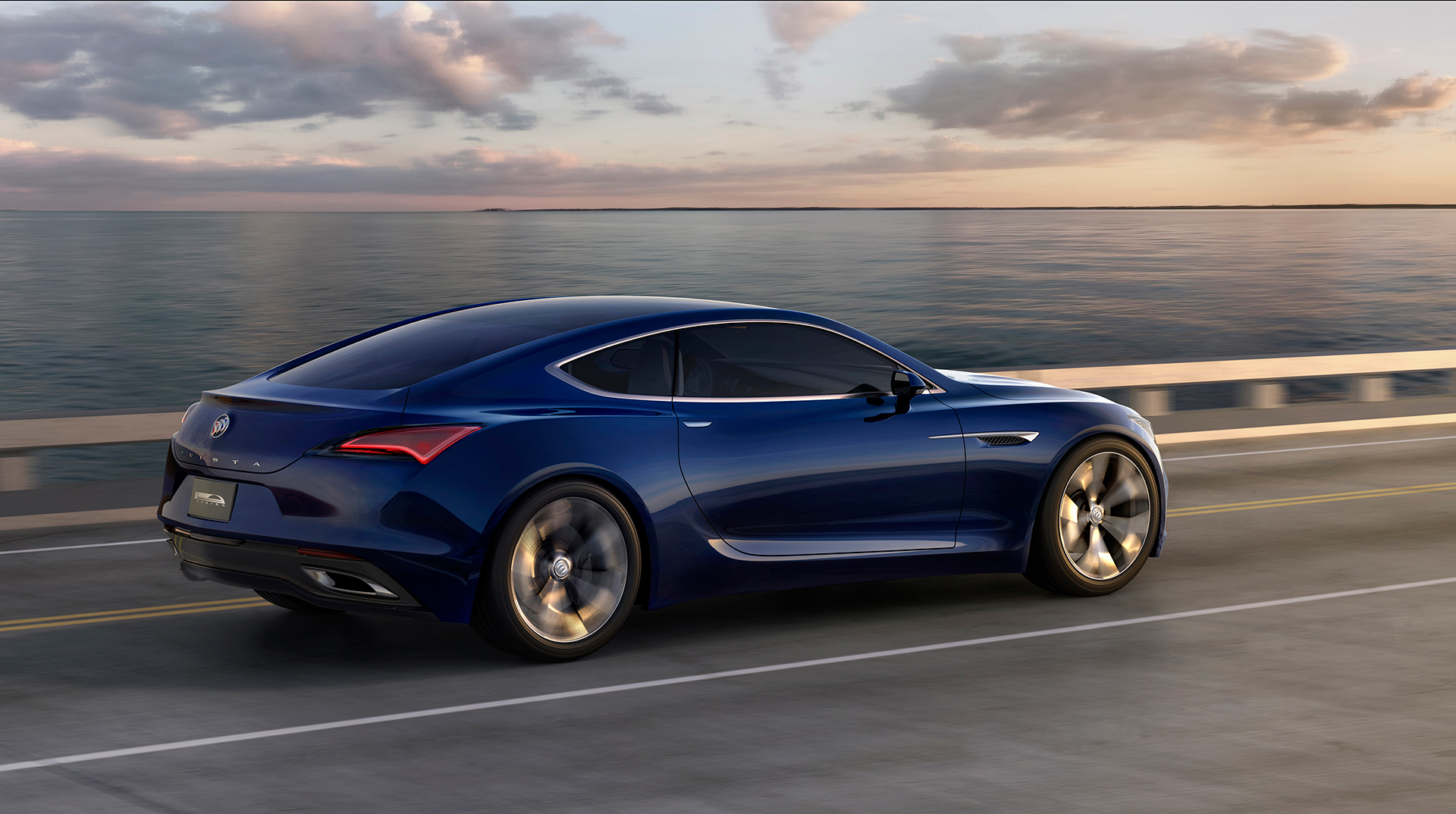 Buick Avista concept - 2016 - rear side-face / profil arrière - General Motors