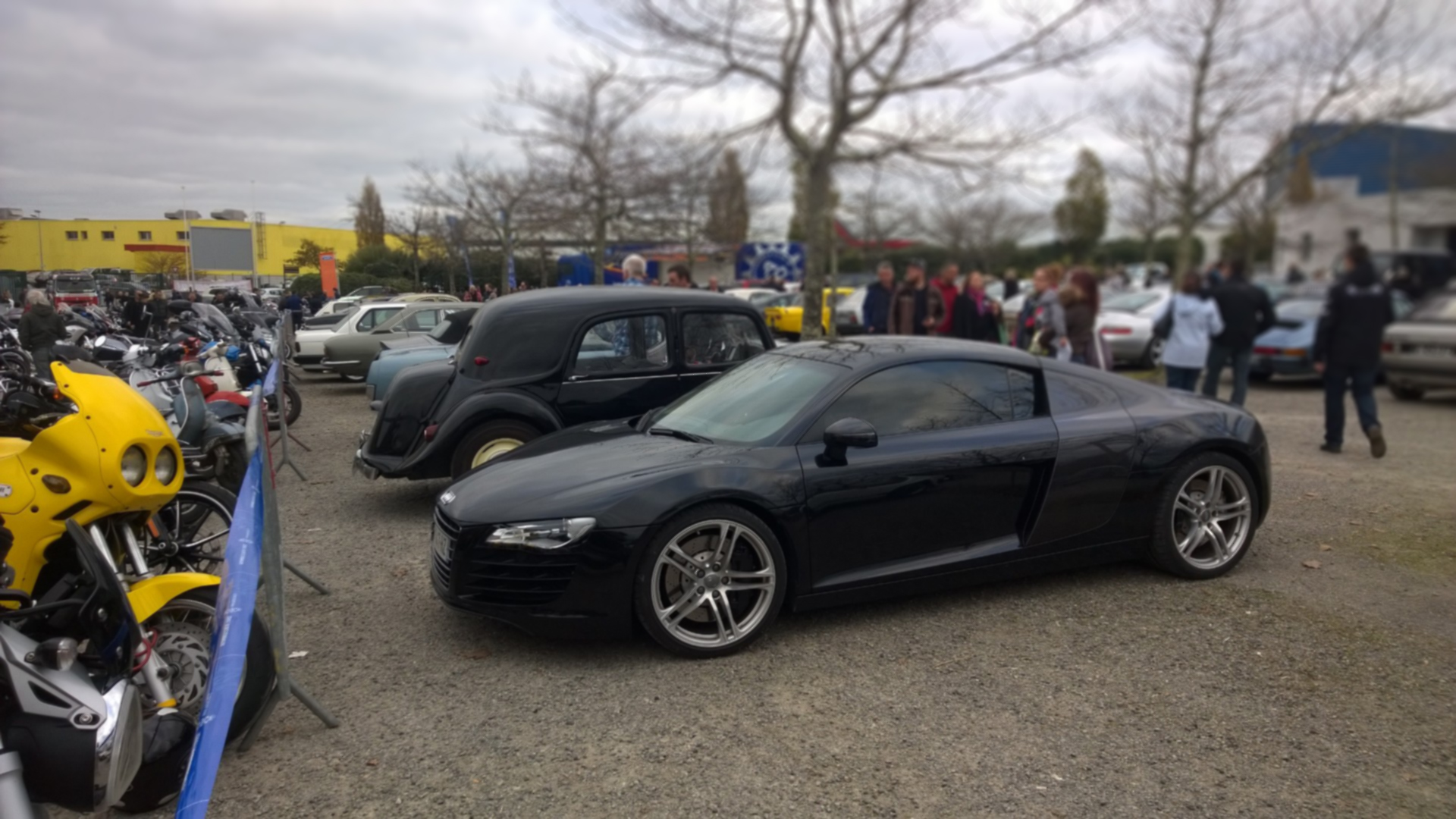 DM photo - Audi R8 - profil / side-face - Ouest Motors Festival - 2015 - Lorient