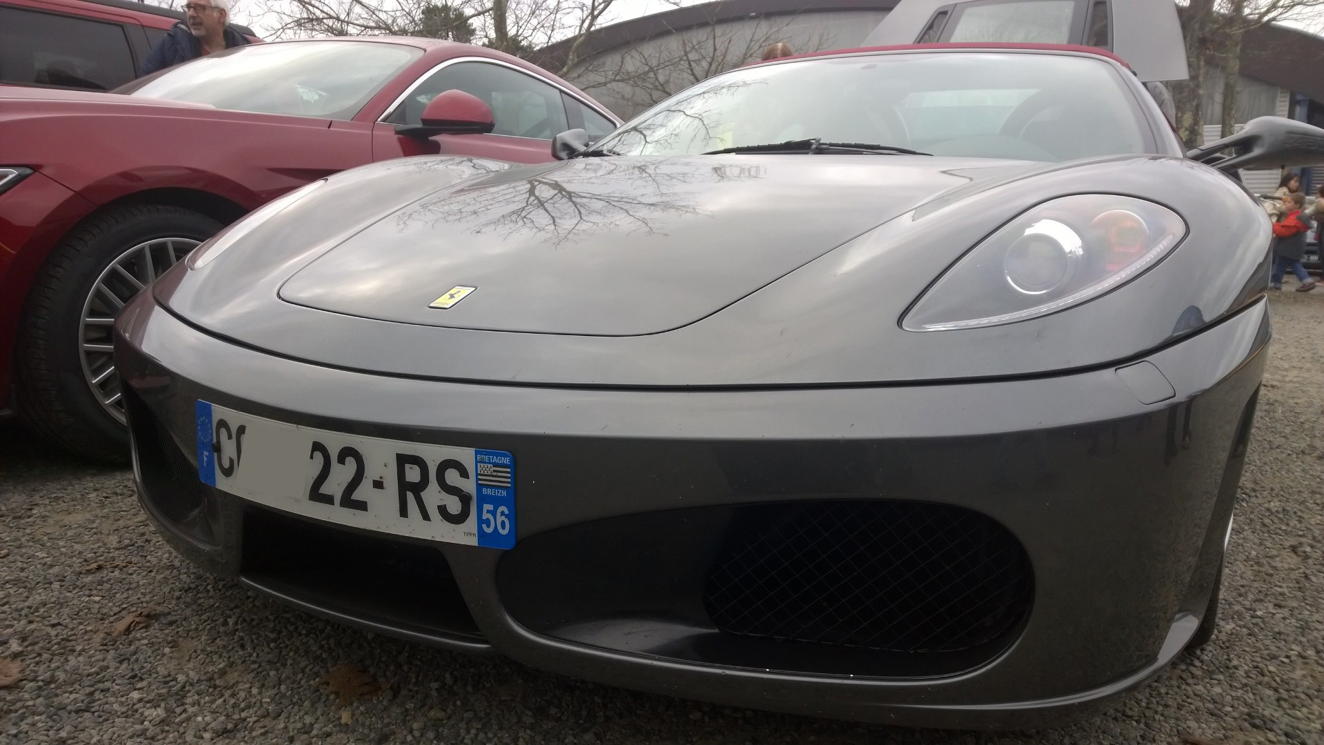 DM photo - Ferrari F430 Spider - avant / front - Ouest Motors Festival - 2015 - Lorient