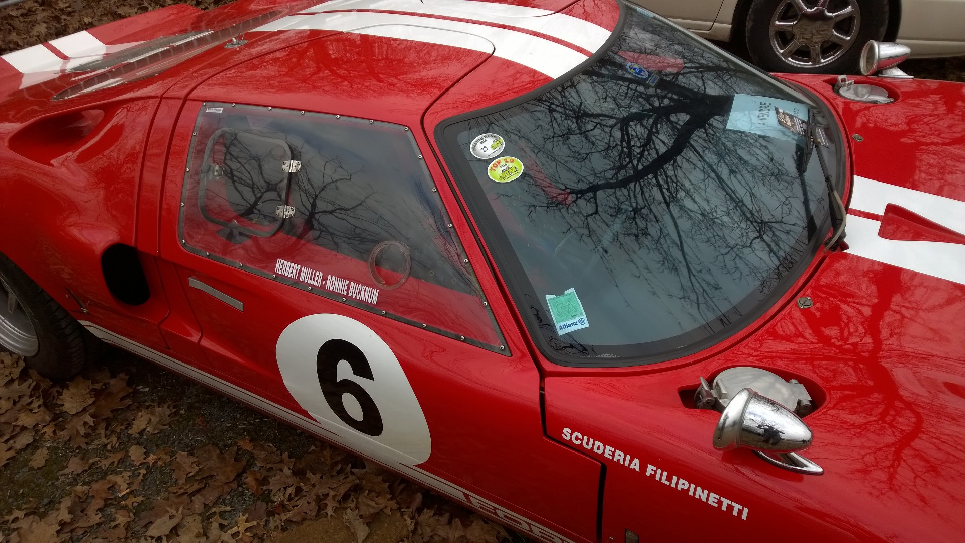 DM - photo - Ford GT40 - porte / door - Ouest Motors Festival 2015 Lorient