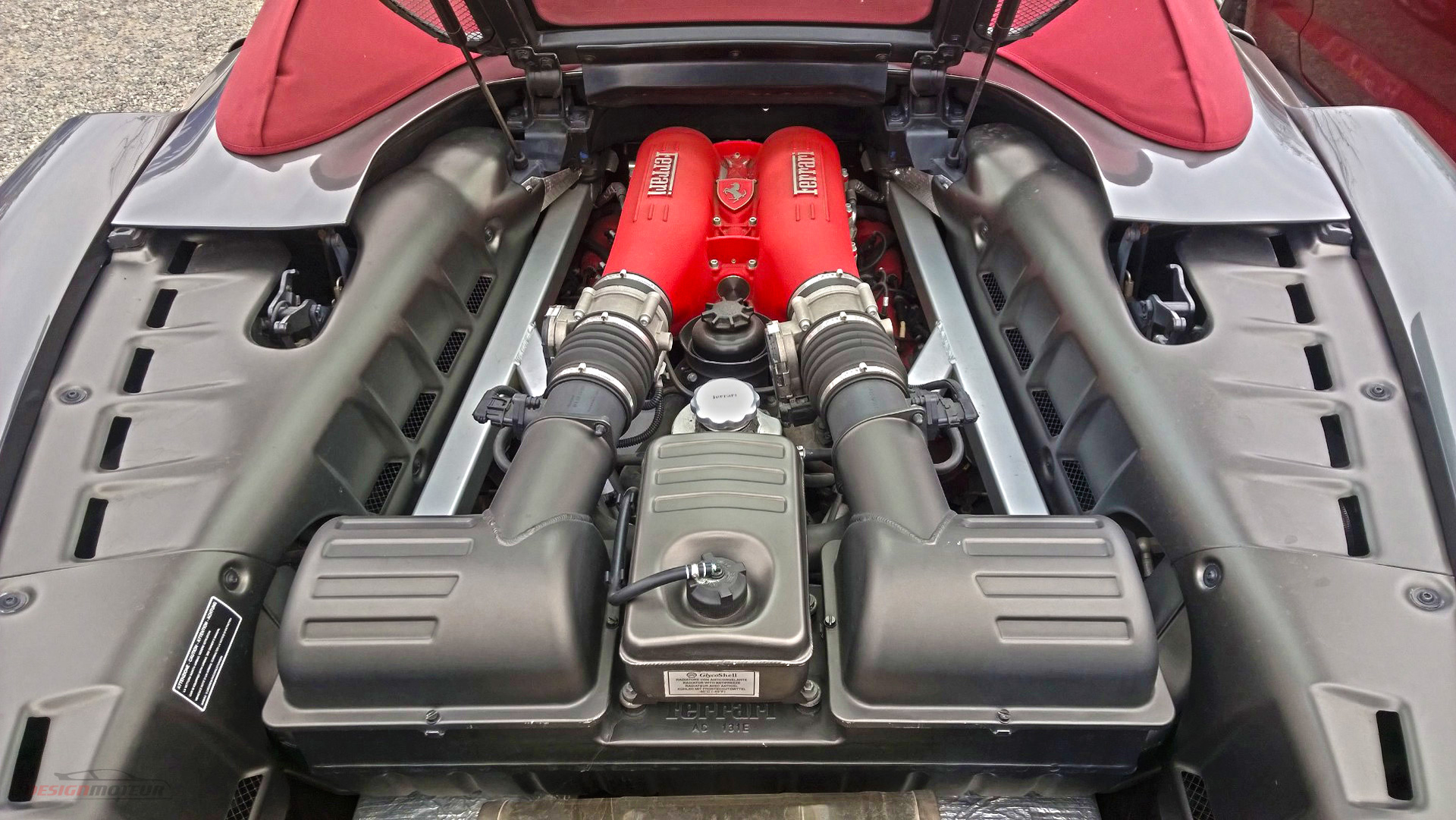 DM photo - Ferrari F430 Spider - moteur / engine - Ouest Motors Festival - 2015 - Lorient