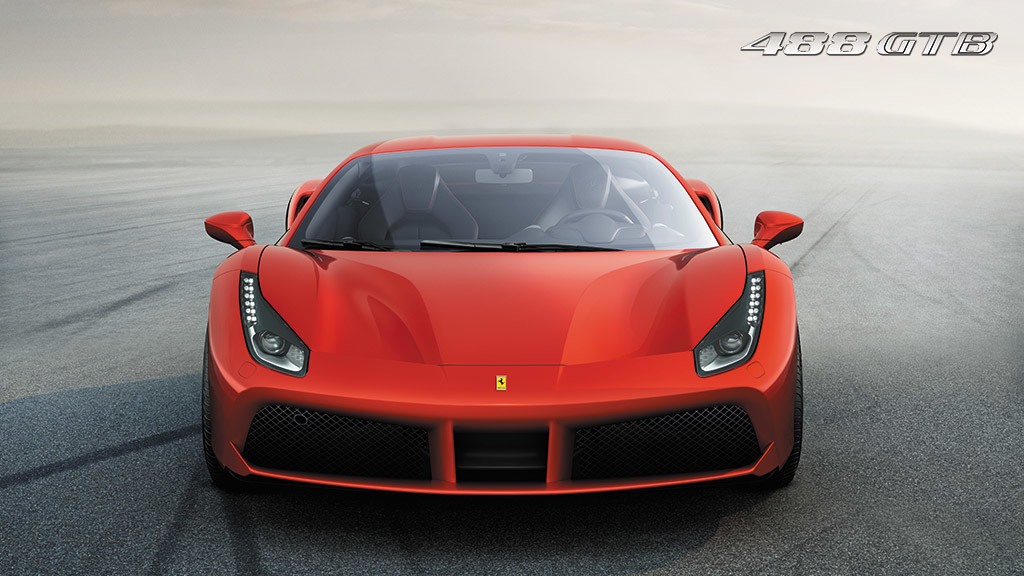 Ferrari 488 GTB - face avant