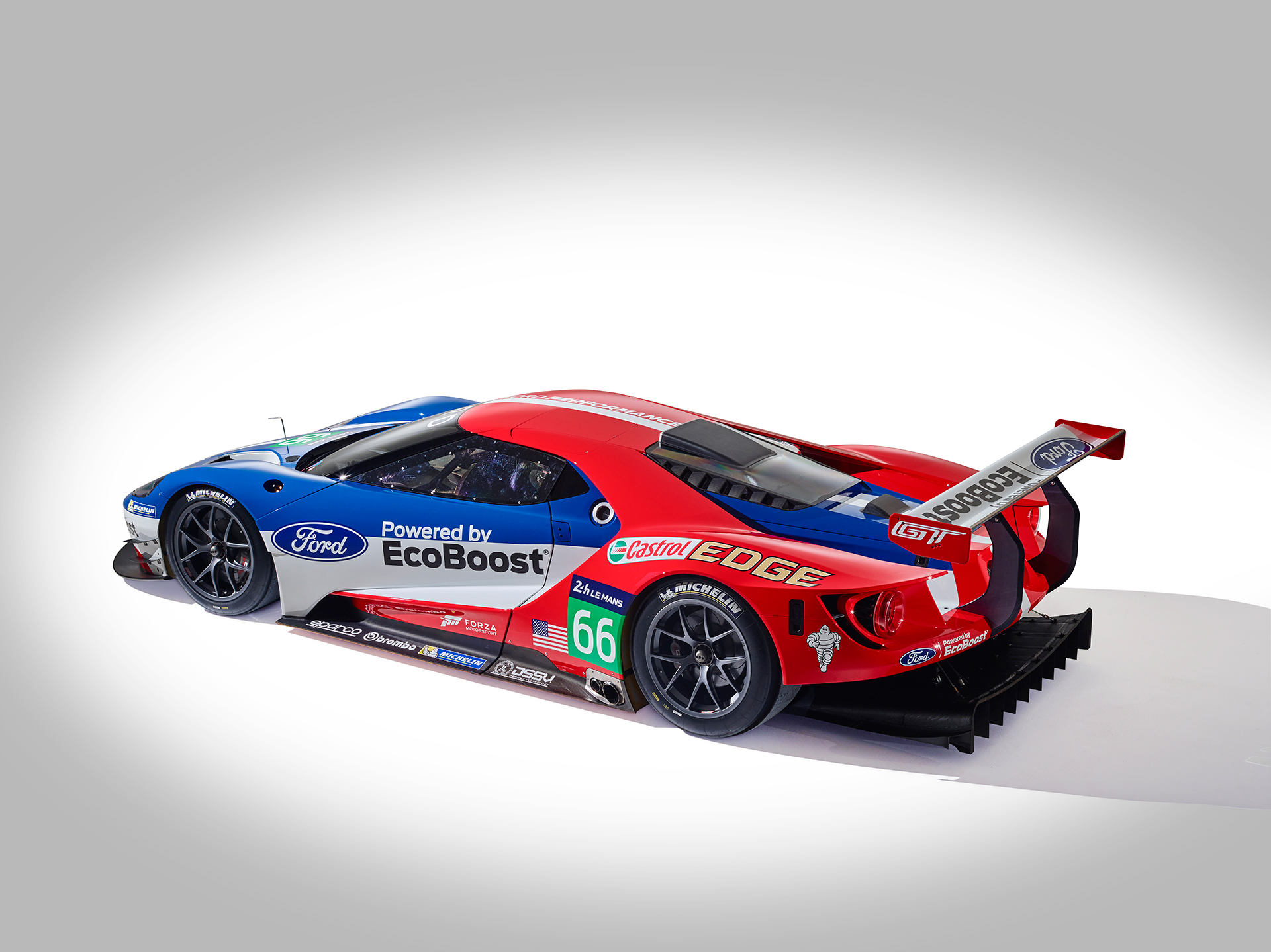 Ford GT LeMans Race Car 2016 - profil arrière / rear