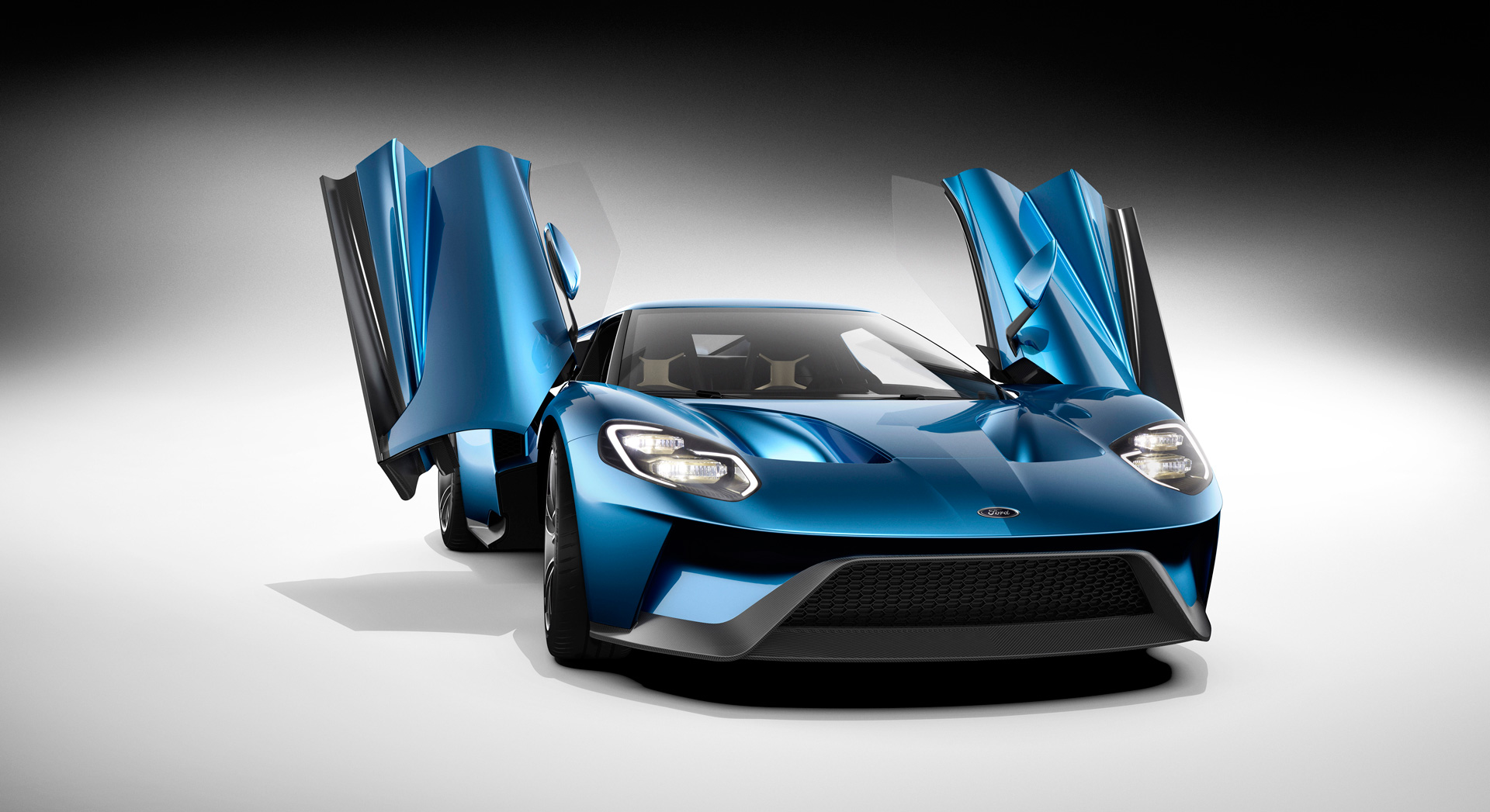 2016 All-New Ford GT - avant avec portes ouvertes - Ford