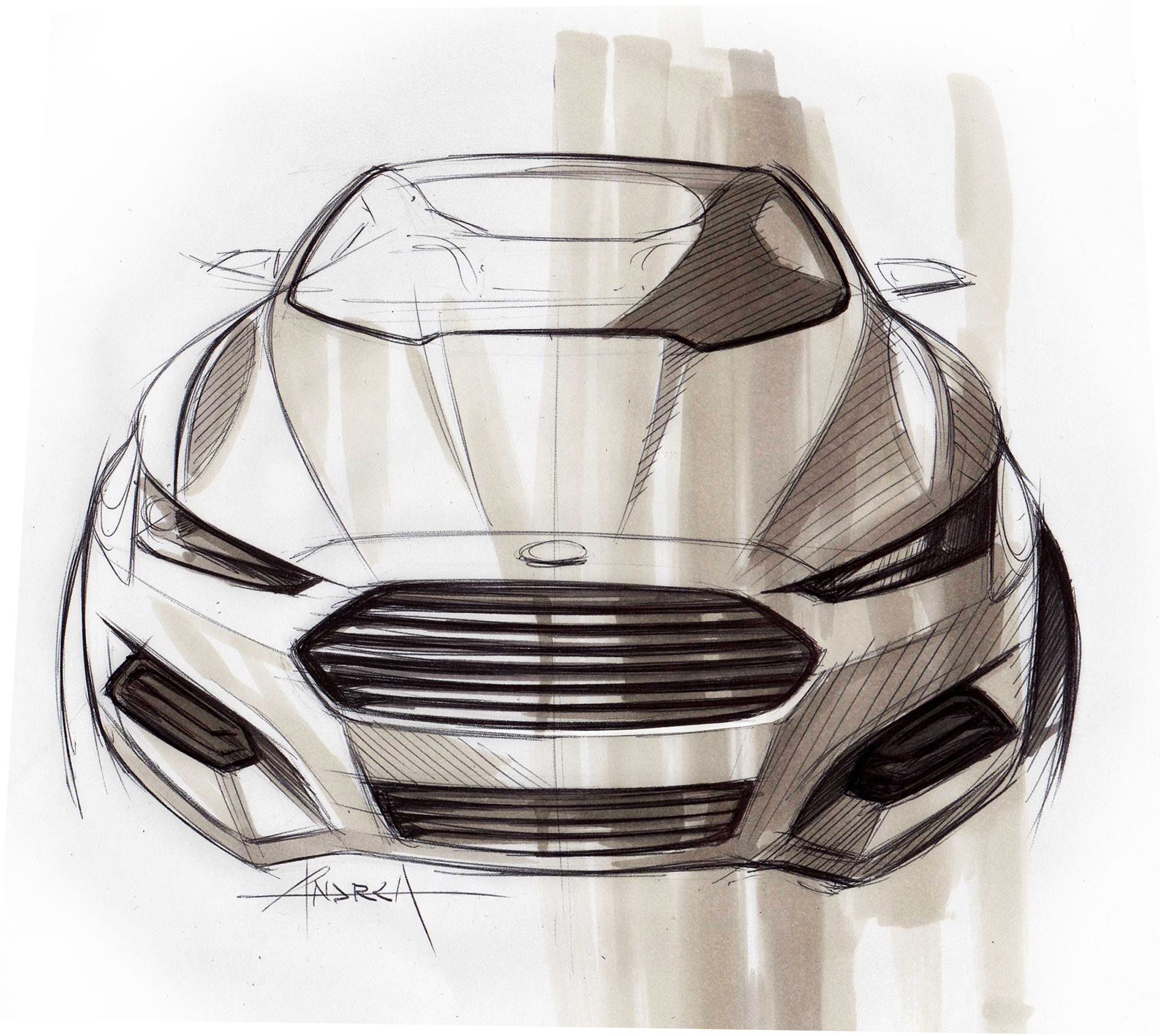 Ford Mondeo - sketch