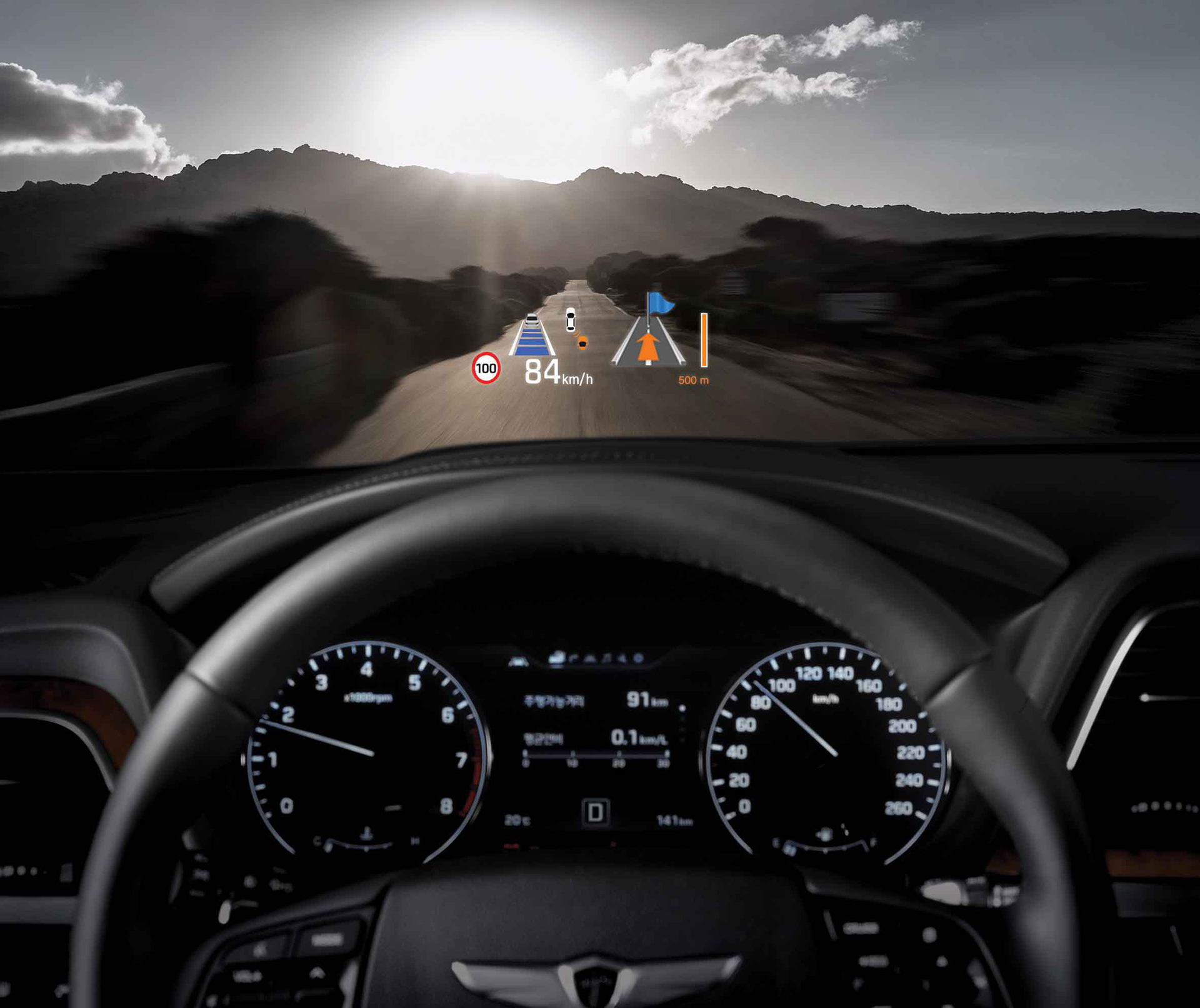 Genesis G90 - 2016 - dashboard / tableau de bord