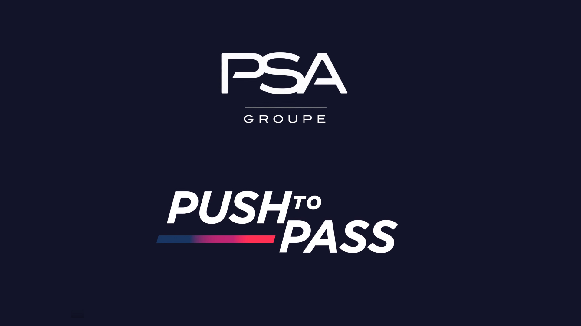 Push To Pass - Groupe PSA - 2016