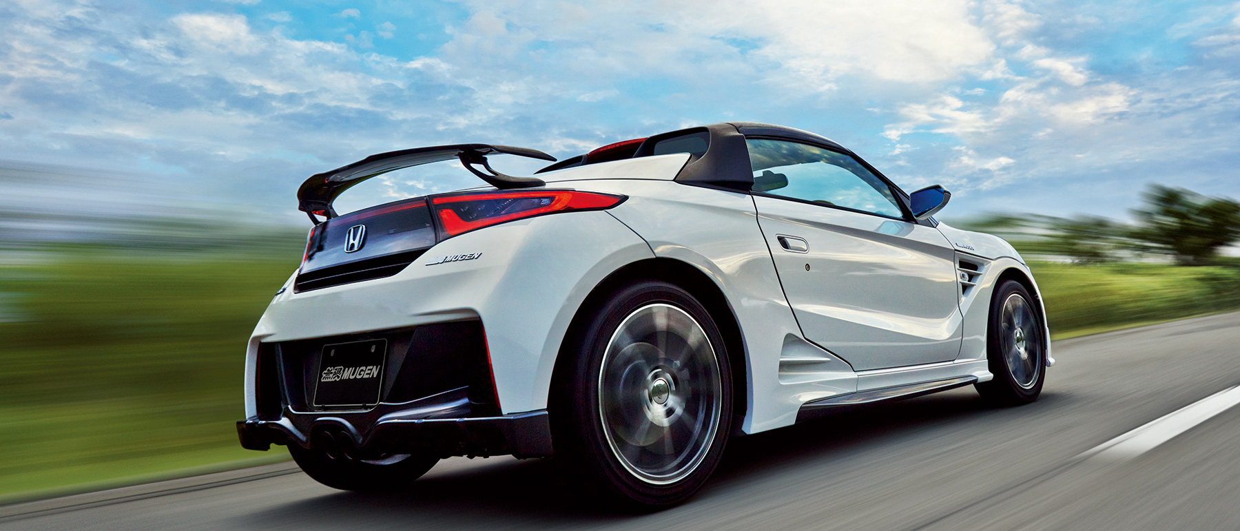 Honda S660 Mugen - 2016 - rear / arrière - on road / sur route