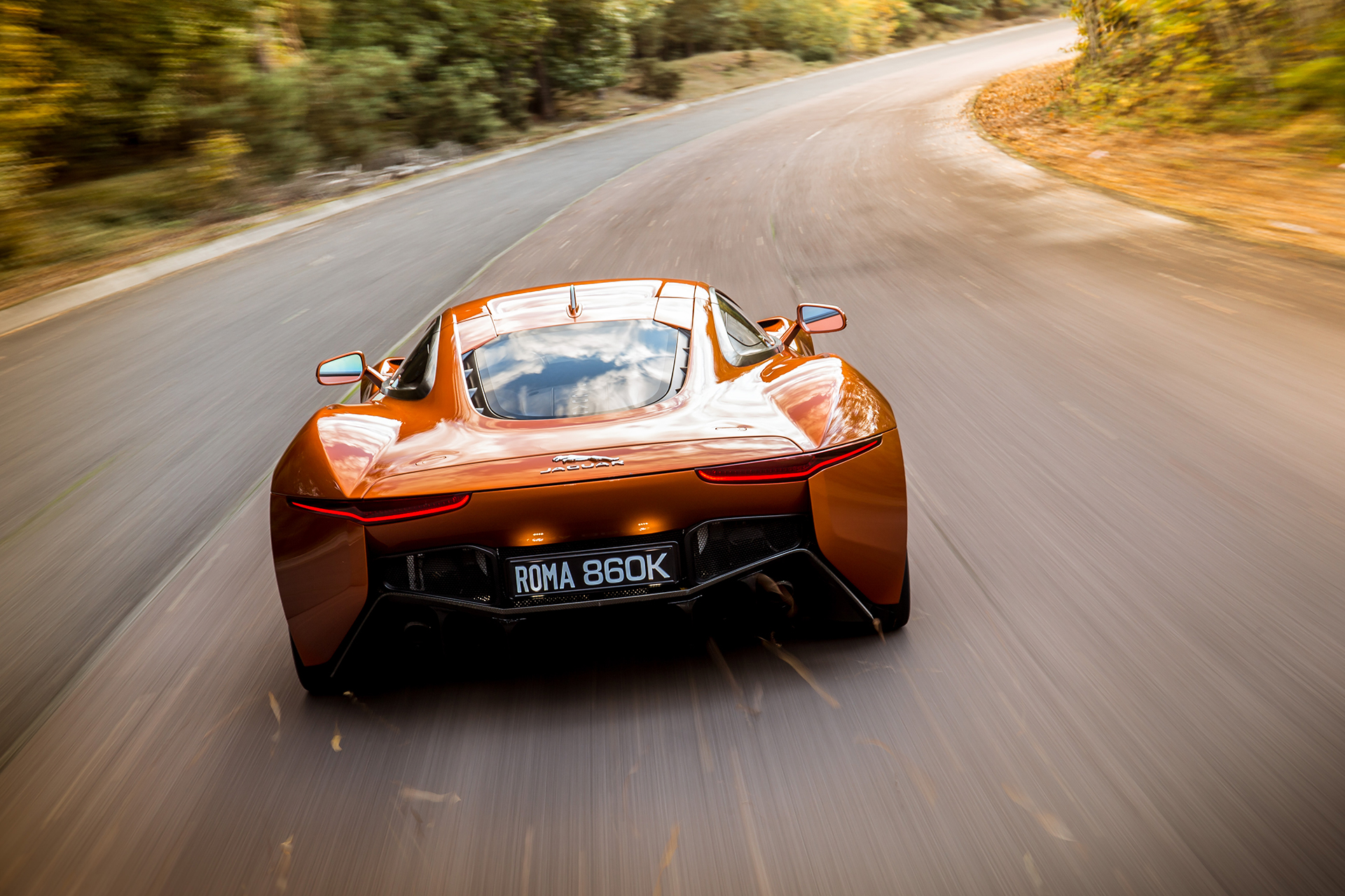 Jaguar C-X75 - Spectre - 2015 - arrière / rear - route / road