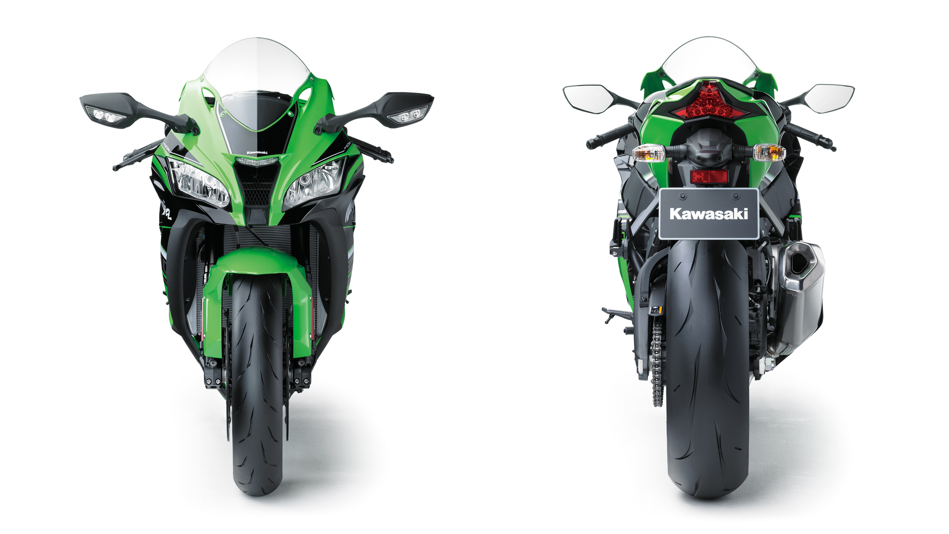 Kawasaki Ninja ZX-10R 2016 - avant / front - rear / arrière