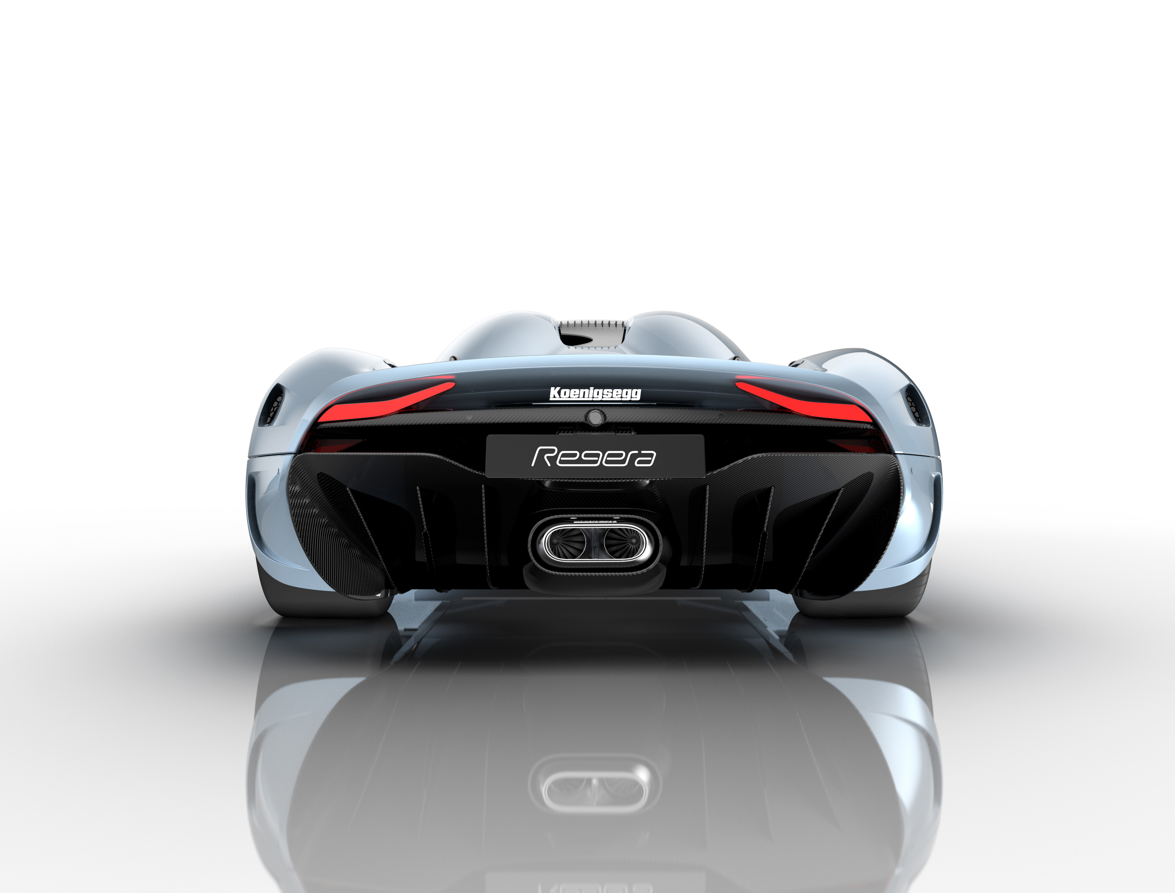 Koenigsegg Regera - face arrière