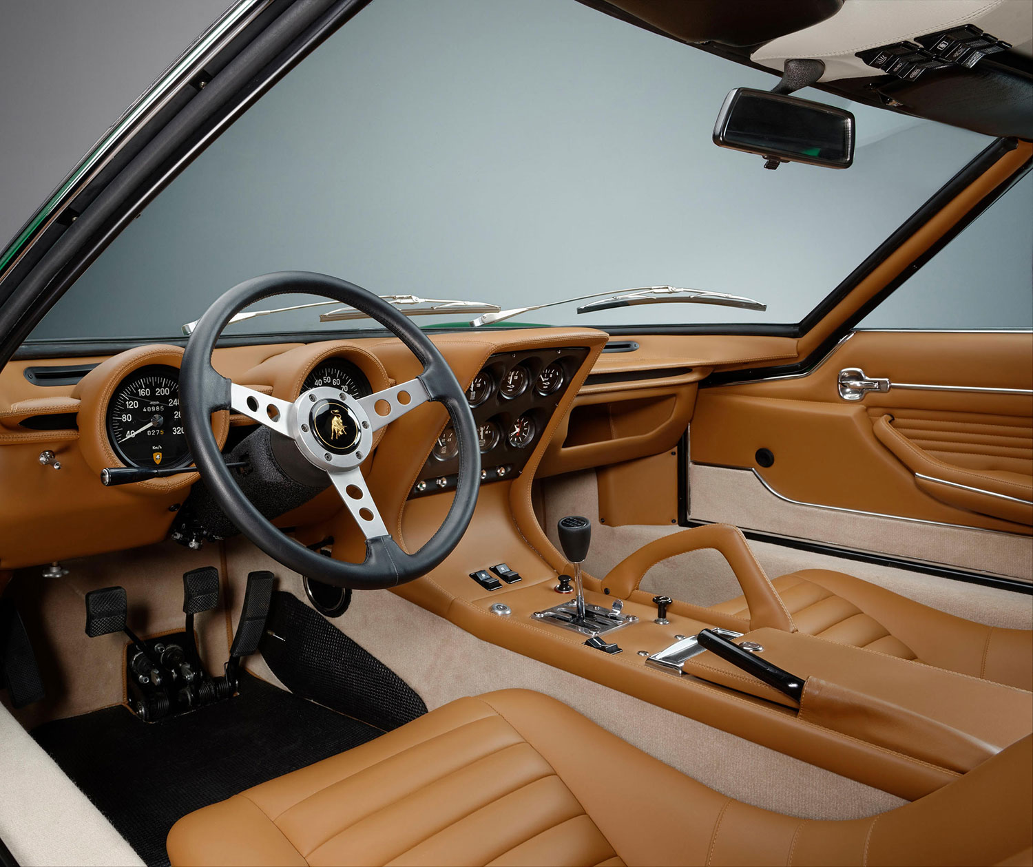 Lamborghini Miura SV 1971- 50 anniversario - interior - 2016