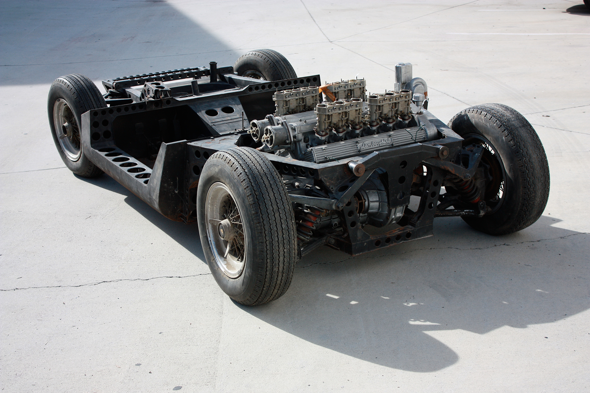 Lamborghini P400 - châssis moteur / chassis engine