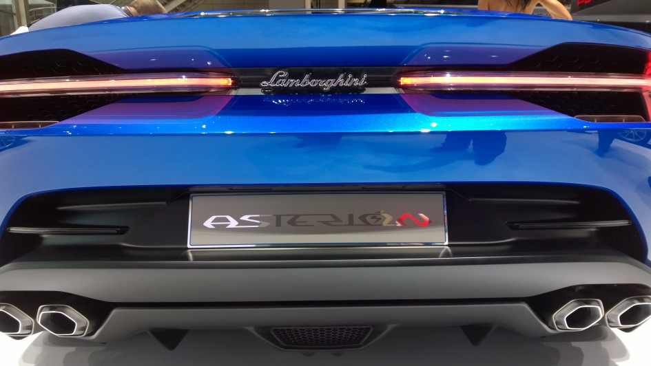 Lamborghini Asterion - Arrière - Paris 2014 - photo DESIGNMOTEUR