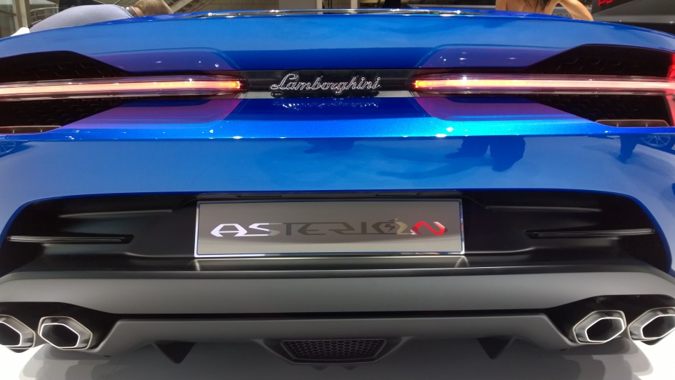 Lamborghini Asterion - Arrière - Paris 2014 - photo DESIGNMOTEUR