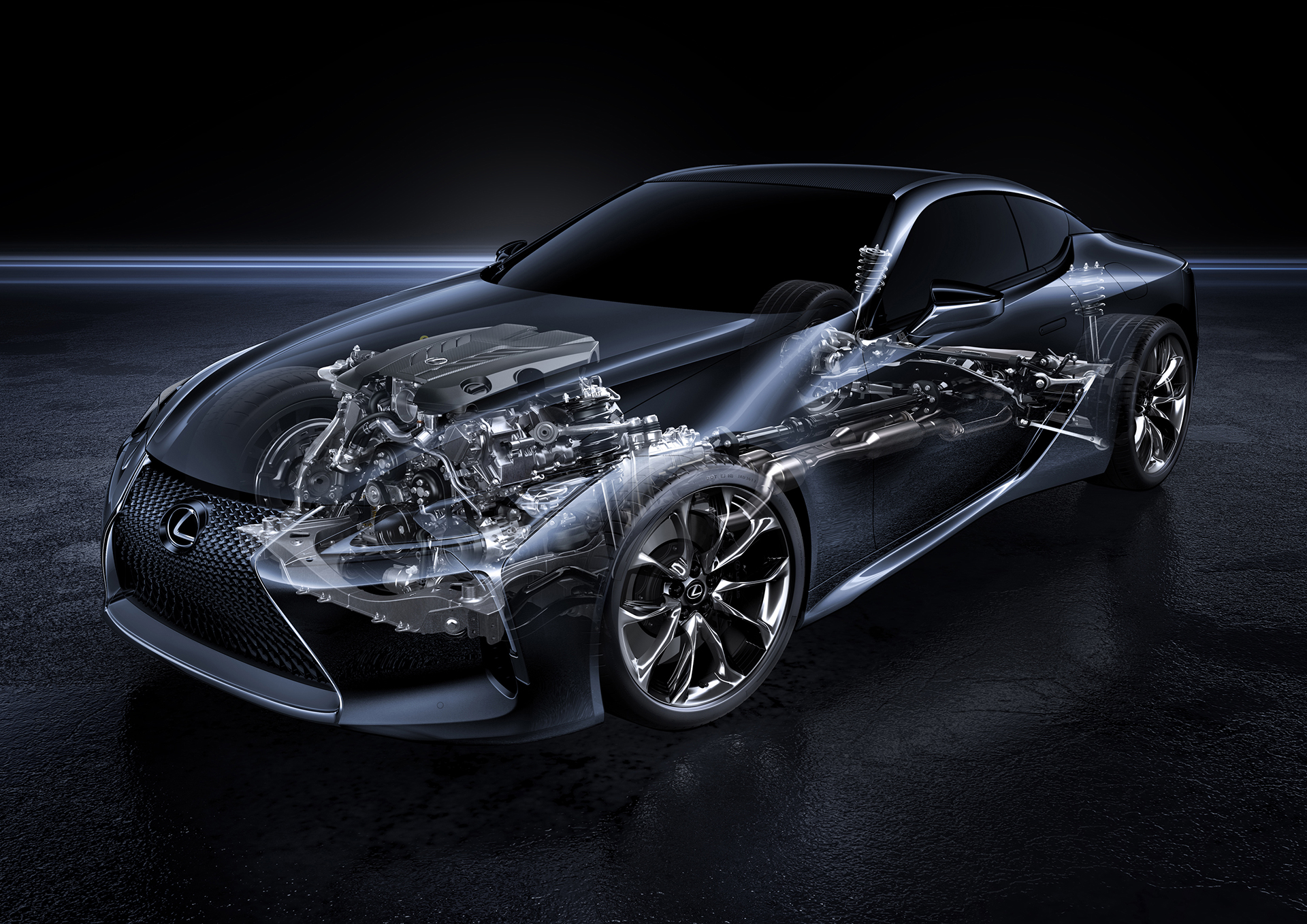 Lexus LC 500 - 2016 - drivetrain