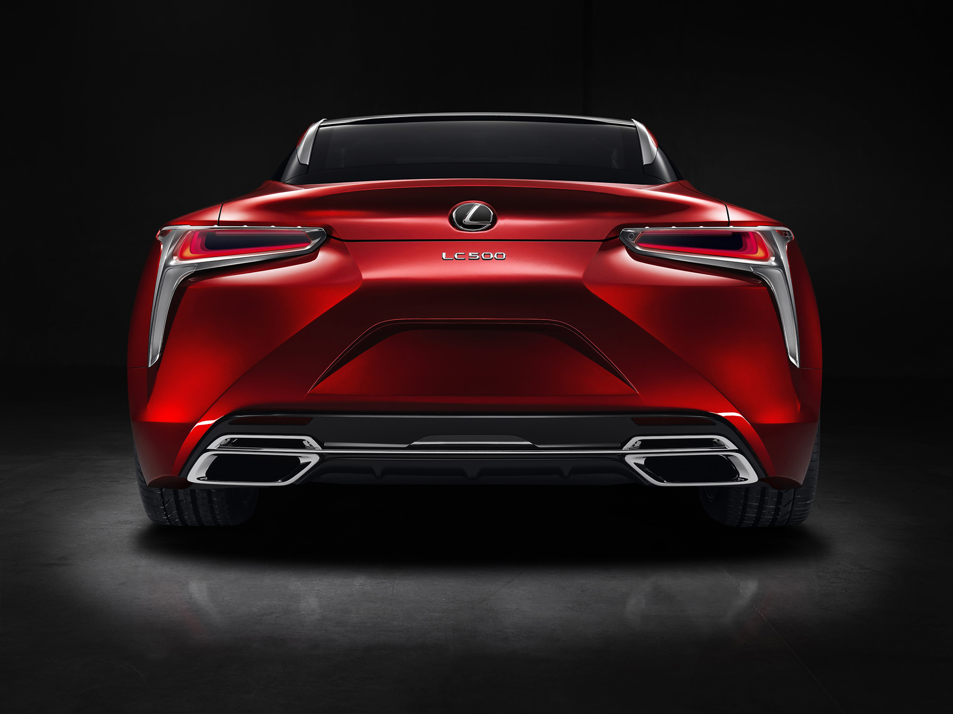 Lexus LC 500 - 2016 - rear / arrière