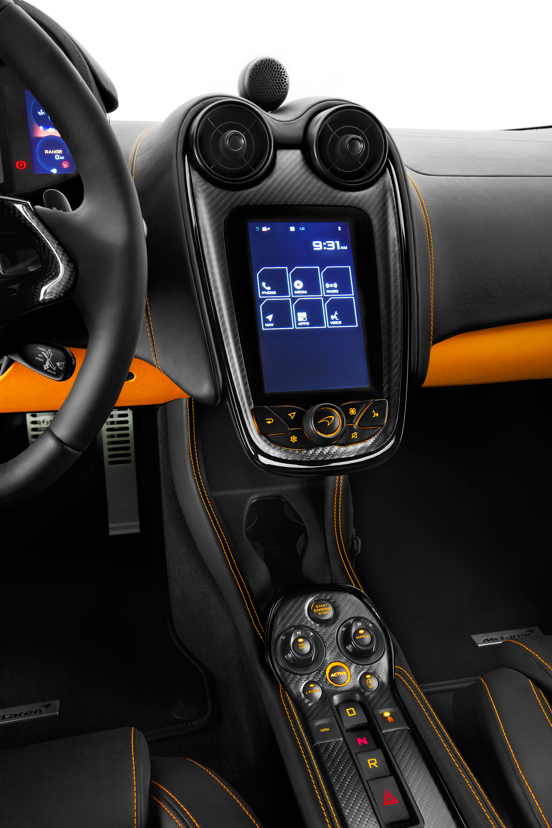 McLaren 570S Coupé - touch screen