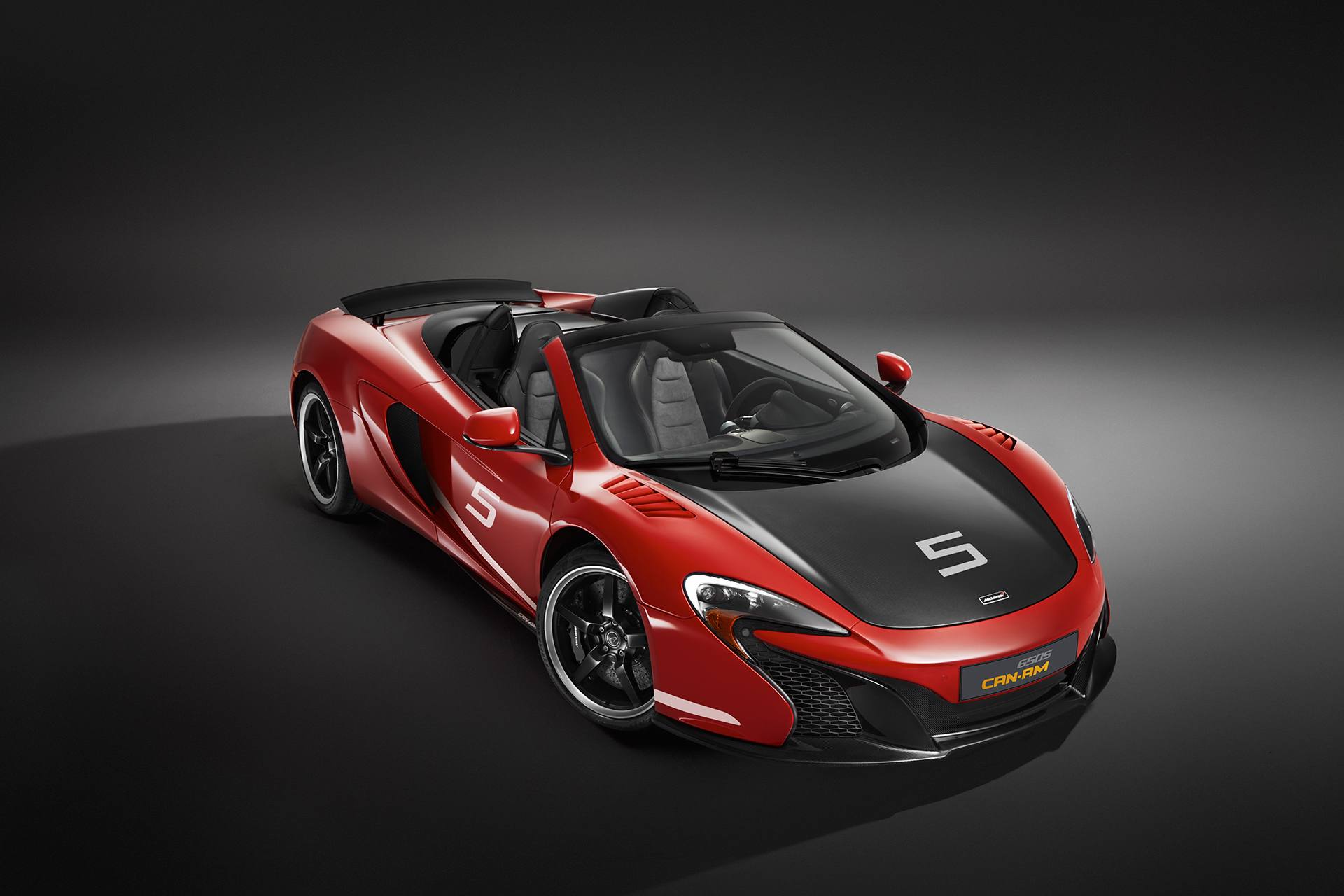 McLaren 650S MSO 50 years Can-Am - front / avant - open top / toit ouvert