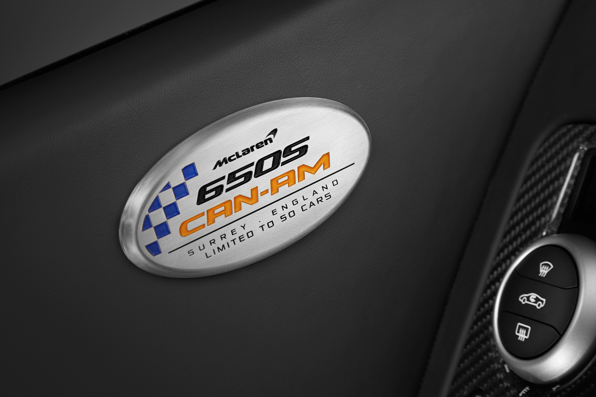 McLaren 650S MSO 50 years Can-Am - badge