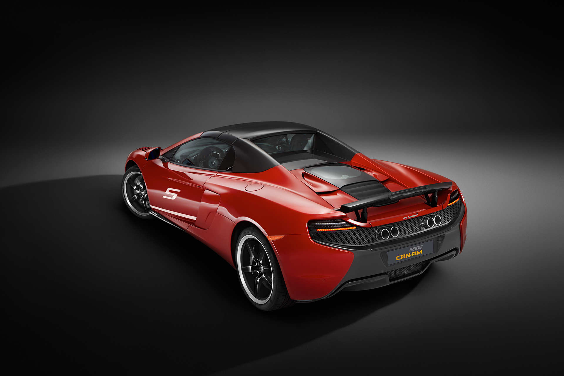 McLaren 650S MSO 50 years Can-Am - rear / arrière - close top / toit fermé