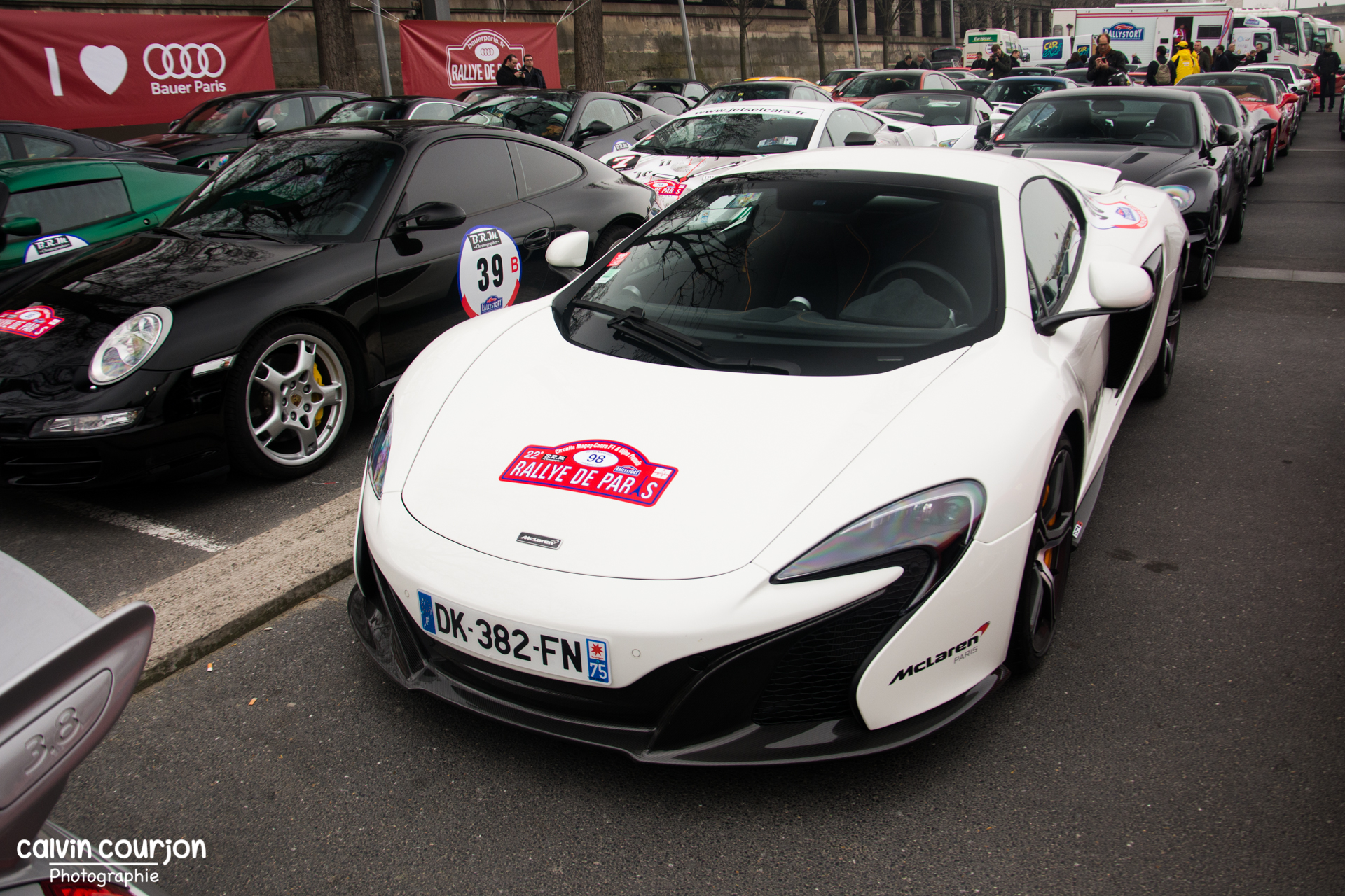 McLaren 650S - au départ - Rallye Paris 2015 - Calvin Courjon Photographie