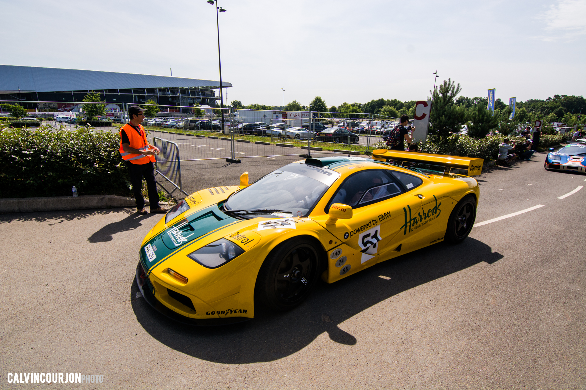 McLaren F1 GTR (1995) - Harrods livery - McLaren95 - Le Mans - 2015 - photo Calvin Courjon