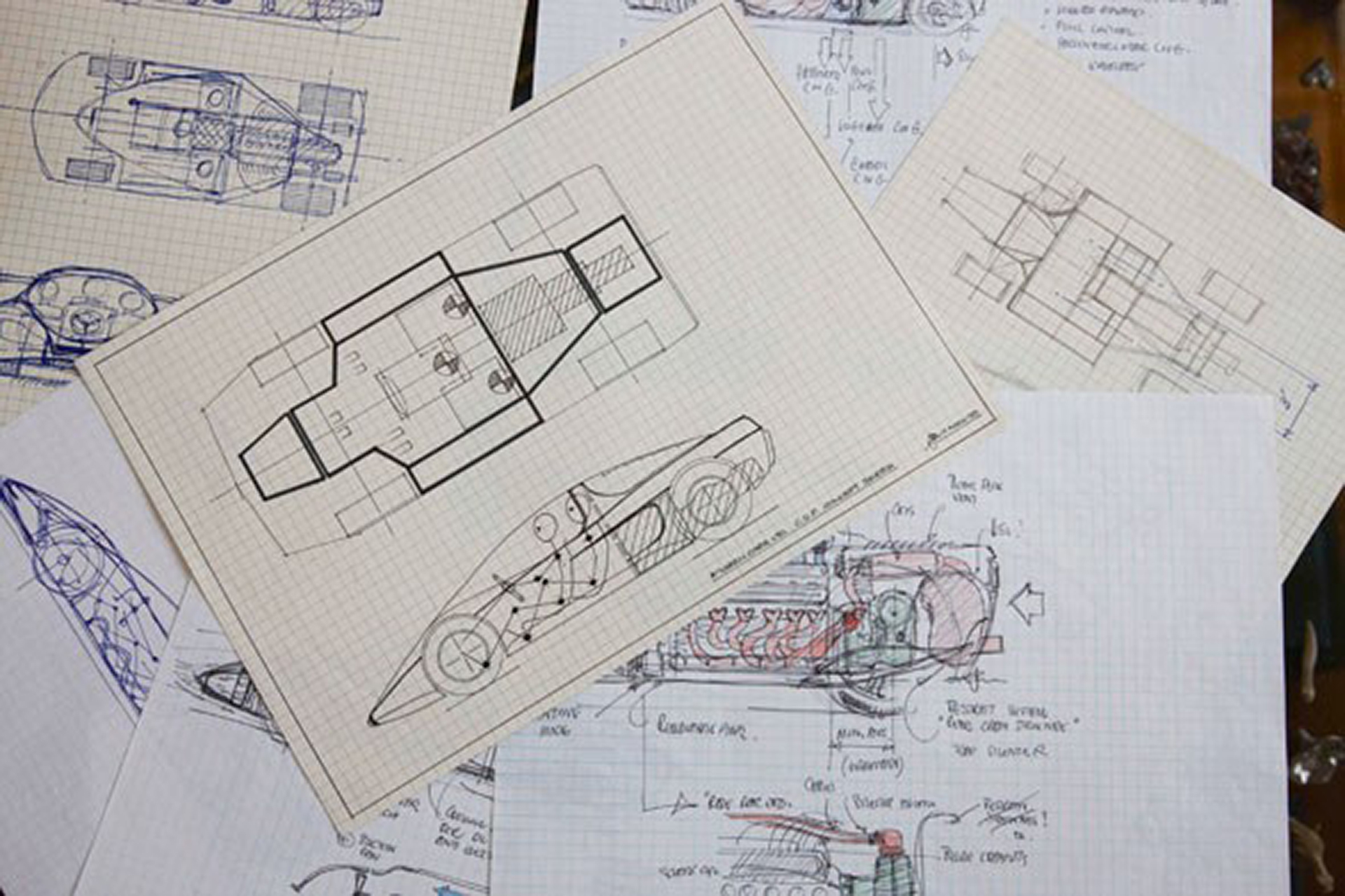 McLaren F1 - blueprint