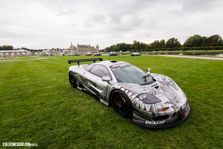 McLaren F1 (1995) – Cesar art-car livery – Chantilly 2015 – photo Calvin Courjon