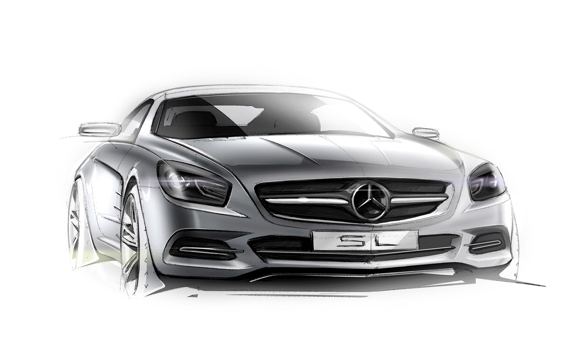 Mercedes-Benz SL - 2015 sketch design