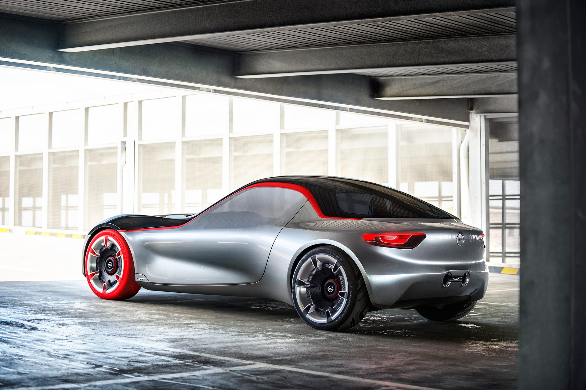 Opel GT Concept 2016 profil arrière / rear side-face - Image - GM Company.